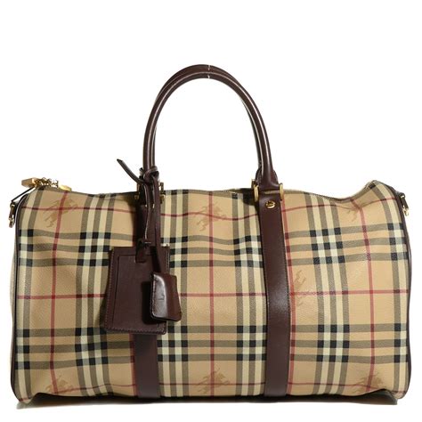 burberry travel bag ebay|Burberry check shoulder bag.